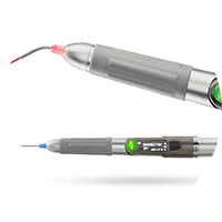 歯肉の切開の際に、糸で縫合する必要のないペン型半導体レーザー