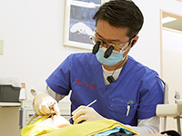 歯周病の症状の改善の確認